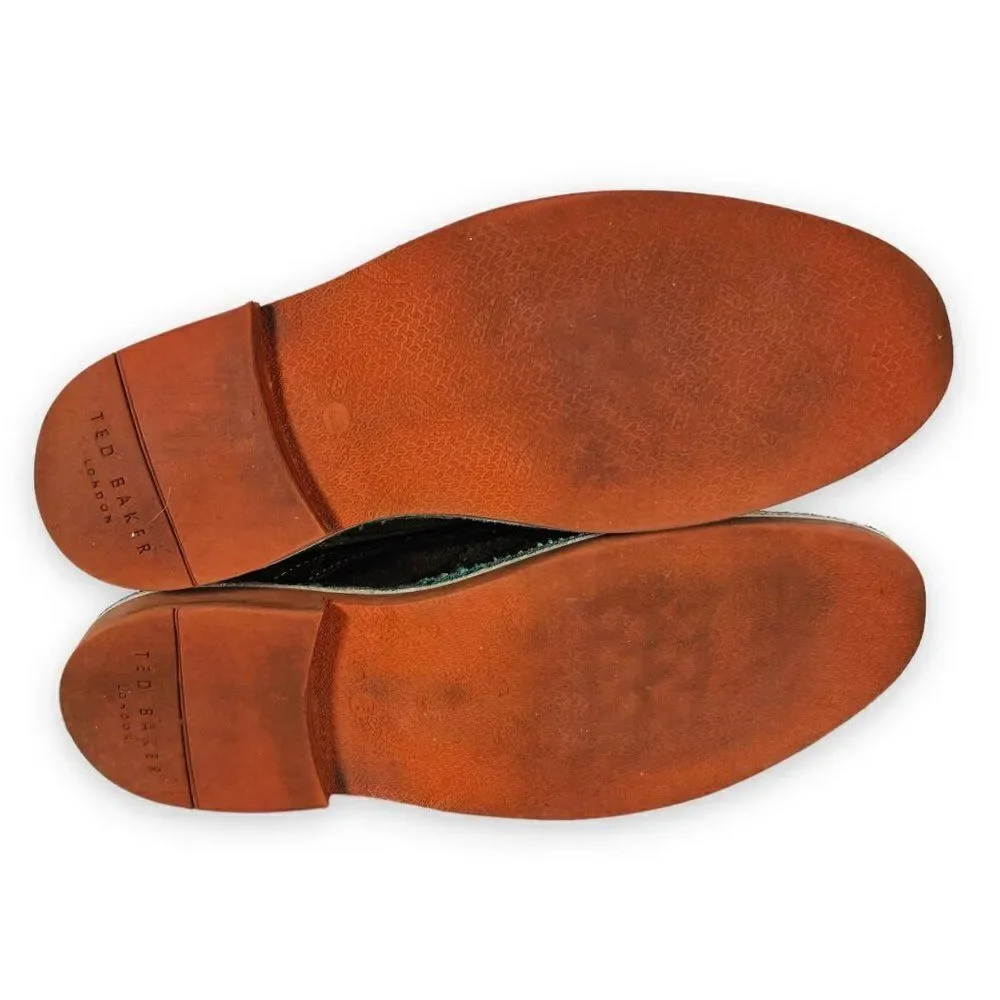 Ted Baker London Jamfro 2 Wingtip Oxfords‎ Brown Suede Men's 10